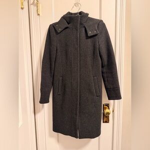 Zara Charcoal Trench Coat